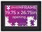 Black Wood Puzzle Frame Kit with Glue Sheets, Black Mat, Backing, UV Acrylic - Available in 20 Popular Sizes